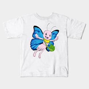 Butterfly with Handbag Kids T-Shirt